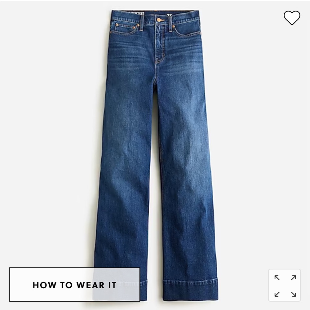NWT J. Crew Denim Trouser in Wesly Wash - SOLD OUT
